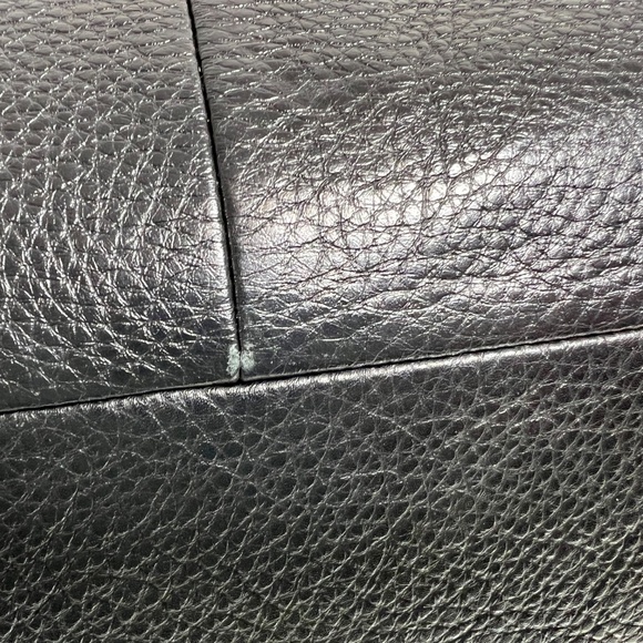 Coach Black Pebble Leather Purse Madison Phoebe Shoulder Bag Large #26224 - Picture 11 of 16